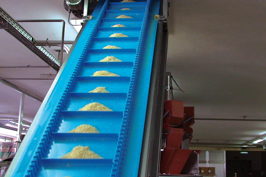 Förderbandtechnik für Lebensmittelbranche Förderbandtechnik für Lebensmittelbranche