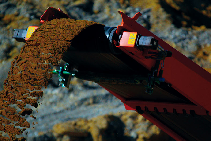 Förderband für Schütt- und Stückgütern aller Art Förderband für Schütt- und Stückgütern aller Art